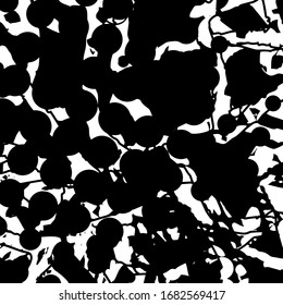 Black and white grunge texture. Abstract monochrome background