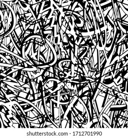 Black and white grunge texture. Abstract monochrome background