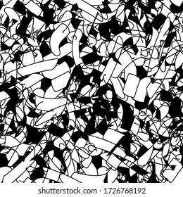 Textura de grano negro y blanco. Resumen de fondo transparente. Patrón de manchas de tinta monocromo