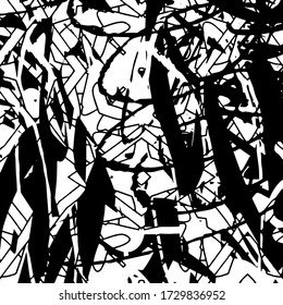Schwarz-Weiß-Grunge-Textur. Abstrakter monochromer Hintergrund