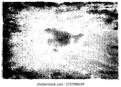 Schwarz-Weiß-Grunge-Textur. Abstrakter monochromer Hintergrund