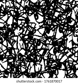 Black and white grunge texture. Abstract monochrome background
