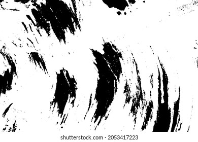 Black and white grunge texture. Abstract dirt stains, scratches, chips. Worn Surface pattern