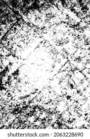 Black and white grunge texture. Abstract background of dirt, scratches, scuffs, wear