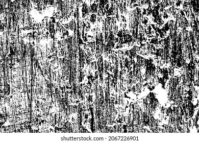 Black and white grunge texture. Abstract dirt stains, scratches, chips. Worn Surface pattern