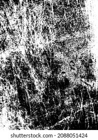 Black and white grunge texture. Abstract background of dirt, scratches, scuffs, wear