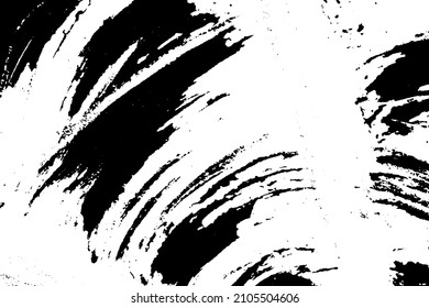 Black and white grunge texture. Abstract dirt stains, scratches, chips. Worn Surface pattern