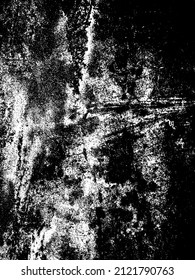 Black and white grunge texture. Abstract background of dirt, scratches, scuffs, wear