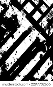 Black and white grunge texture. Abstract vertical background
