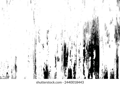 Black and white Grunge texture. Grunge Background. Vintage texture in black and white. Black and white Grunge abstract background. Black isolated on white background. Old rough grunge. EPS 10.