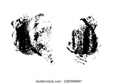 Black and white grunge texture. Dark dirty background. Template for design