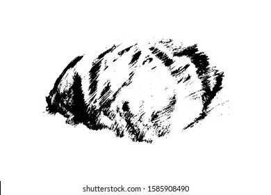 Black and white grunge texture. Dark dirty background. Template for design