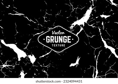 Black and white grunge texture effect or broken texture in black and white