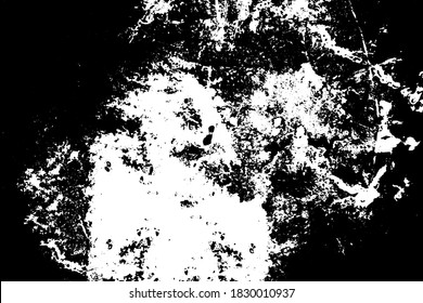 Black and white grunge texture. Monochrome background abstract