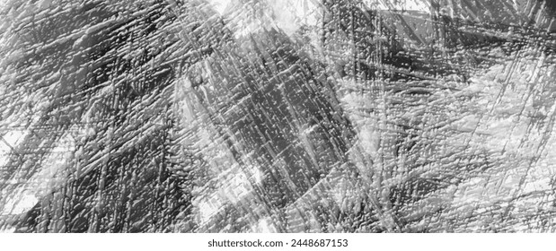 Papel viejo de textura grunge blanco negro con pinceladas. Fondo de Arte vectorial dibujado a mano para el diseño de la cubierta, cartel, volante, tarjetas, cartel.