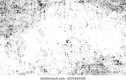 Black and white grunge texture in PNG format, perfect for adding a rough, distressed effect to designs