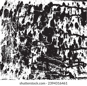 black and white grunge texture with rain drops. Abstract background. Vector brush storks, Grunge black and white texture. Distress overlay texture. Abstract background.