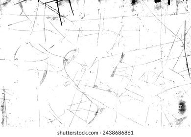 Black and white Grunge texture . Grunge scratch texture. Abstract Grunge Architecture: Messy Graffiti Sketch on Stained Background. Abstract Line Sketch on Textured Map Background.