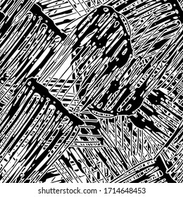La textura de grunge blanco y negro es perfecta