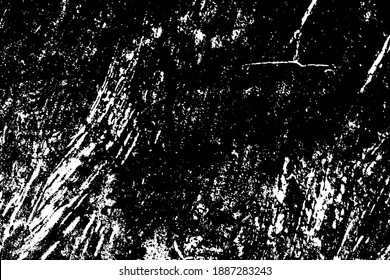 Textura de grano negro y blanco. Barreras negras de pintura, tinta y suciedad. Resumen de fondo monocromo. Patrón de arañazos, chips y desgaste