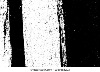 Black and white grunge texture. Black streaks of paint, ink, and dirt. Abstract monochrome background. Pattern of scratches, chips, and wear