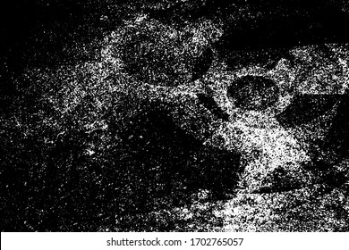 Black and white grunge texture. The template is outdated surface