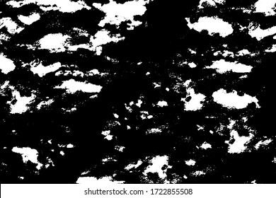 Textura de grano negro y blanco. La plantilla es una superficie obsoleta