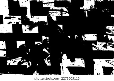 Black and white grunge texture template