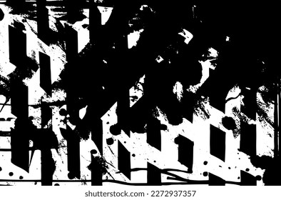 Black and white grunge texture template