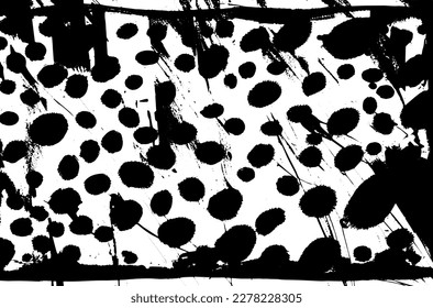 Black and white grunge texture template