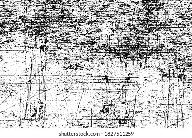 Black and white grunge texture. Urban worn background of an old surface. Monochrome abstraction