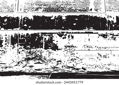 black and white grunge texture. vector illustration for background texture overlay monochrome destressed