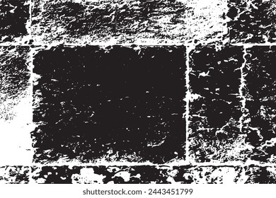 black and white grunge texture. vector illustration for background texture overlay monochrome destressed