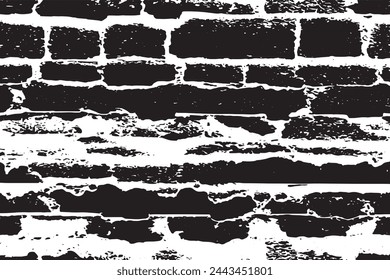 textura de grunge en blanco y negro. ilustración vectorial para superposición de textura de fondo monocromo estresado