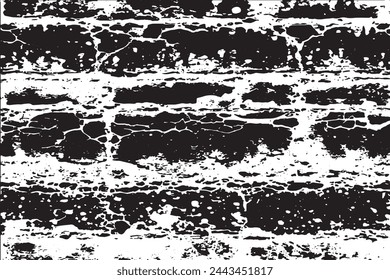 black and white grunge texture. vector illustration for background texture overlay monochrome destressed