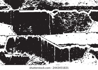 black and white grunge texture. vector illustration for background texture overlay monochrome destressed