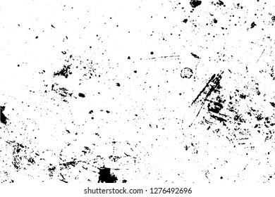 Black and white grunge urban texture vector with copy space. Abstract illustration surface dust and rough dirty wall background with empty template. Distress and grunge effect concept. Vector EPS10.
