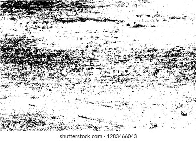 Black and white grunge urban texture vector with copy space. Abstract illustration surface dust and rough dirty wall background with empty template. Distress and grunge effect concept. Vector EPS10.