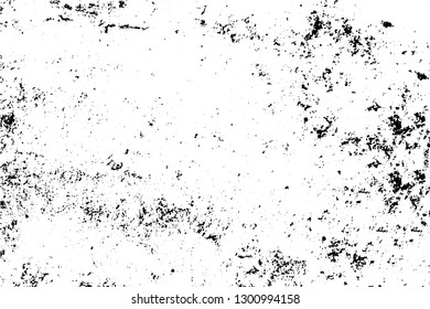 Black and white grunge urban texture vector with copy space. Abstract illustration surface dust and rough dirty wall background with empty template. Distress and grunge effect concept. Vector EPS10.
