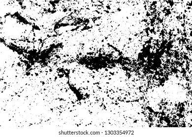 Black and white grunge urban texture vector with copy space. Abstract illustration surface dust and rough dirty wall background with empty template. Distress and grunge effect concept. Vector EPS10.