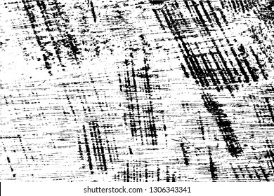 Black and white grunge urban texture vector with copy space. Abstract illustration surface dust and rough dirty wall background with empty template. Distress and grunge effect concept. Vector EPS10.