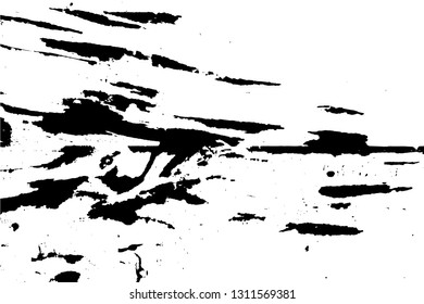 Black and white grunge urban texture vector with copy space. Abstract illustration surface dust and rough dirty wall background with empty template. Distress and grunge effect concept. Vector EPS10.