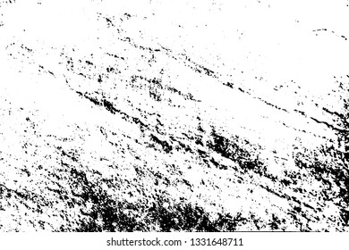 Black and white grunge urban texture vector with copy space. Abstract illustration surface dust and rough dirty wall background with empty template. Distress and grunge effect concept. Vector EPS10.