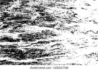 Black and white grunge urban texture vector with copy space. Abstract illustration surface dust and rough dirty wall background with empty template. Distress and grunge effect concept. Vector EPS10.