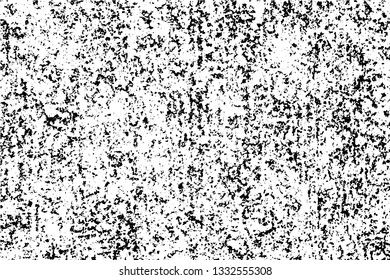 Black and white grunge urban texture vector with copy space. Abstract illustration surface dust and rough dirty wall background with empty template. Distress and grunge effect concept. Vector EPS10.