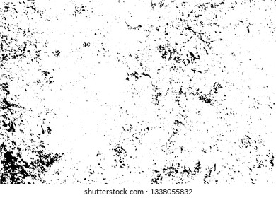 Black and white grunge urban texture vector with copy space. Abstract illustration surface dust and rough dirty wall background with empty template. Distress and grunge effect concept. Vector EPS10.