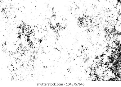 Black and white grunge urban texture vector with copy space. Abstract illustration surface dust and rough dirty wall background with empty template. Distress and grunge effect concept. Vector EPS10.