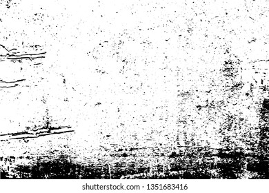 Black and white grunge urban texture vector with copy space. Abstract illustration surface dust and rough dirty wall background with empty template. Distress and grunge effect concept. Vector EPS10.