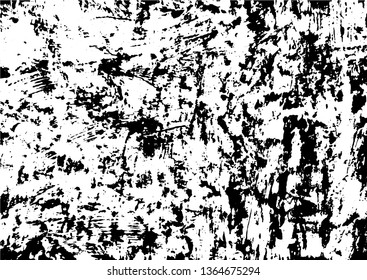 Black and white grunge urban texture vector with copy space. Abstract illustration surface dust and rough dirty wall background with empty template. Distress and grunge effect concept. Vector EPS10.
