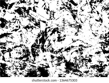 Black and white grunge urban texture vector with copy space. Abstract illustration surface dust and rough dirty wall background with empty template. Distress and grunge effect concept. Vector EPS10.